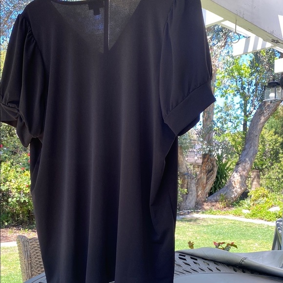 Torrid Tops - Torrid Black Relaxed Fit Short Sleeve Tee